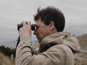 Wordpress blog featured image8 George Elworthy watching the birds on Marlborough's East Coast