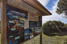 Front of East Coast Protection Group information panel