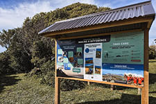 Back of the East Coast Protection Group Information Panel
