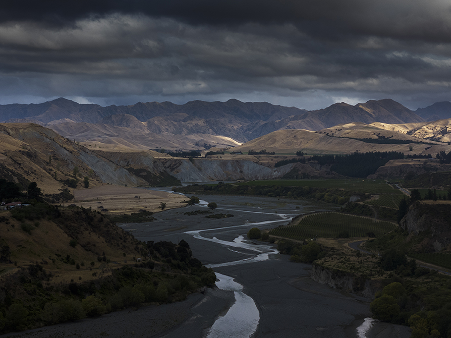View over river and peaks of Marlborough: Perfect location for a Marlborough Outdoor Adventure